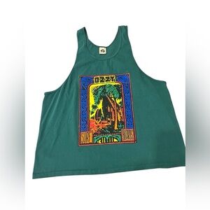 Vintage 80s 90s Ozzy Surfboards Grunge Tank Top Skate T Shirt Hawaii California